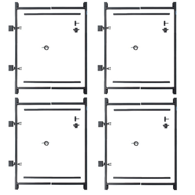Adjust-A-Gate Steel Frame Gate Kit, 36"-60" Wide Opening Up To 5' High (4 Pack)