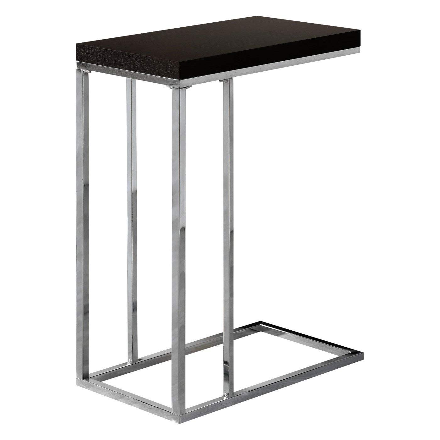 Monarch Specialties Contemporary Rectangular End Table, Cappuccino (Open Box)