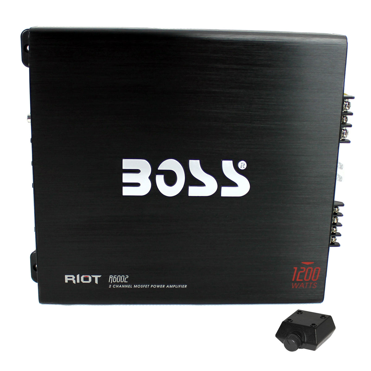 BOSS Audio R6002 1200W 2-Channel MOSFET Car Audio Amplifier Amp+Remote (4 Pack)