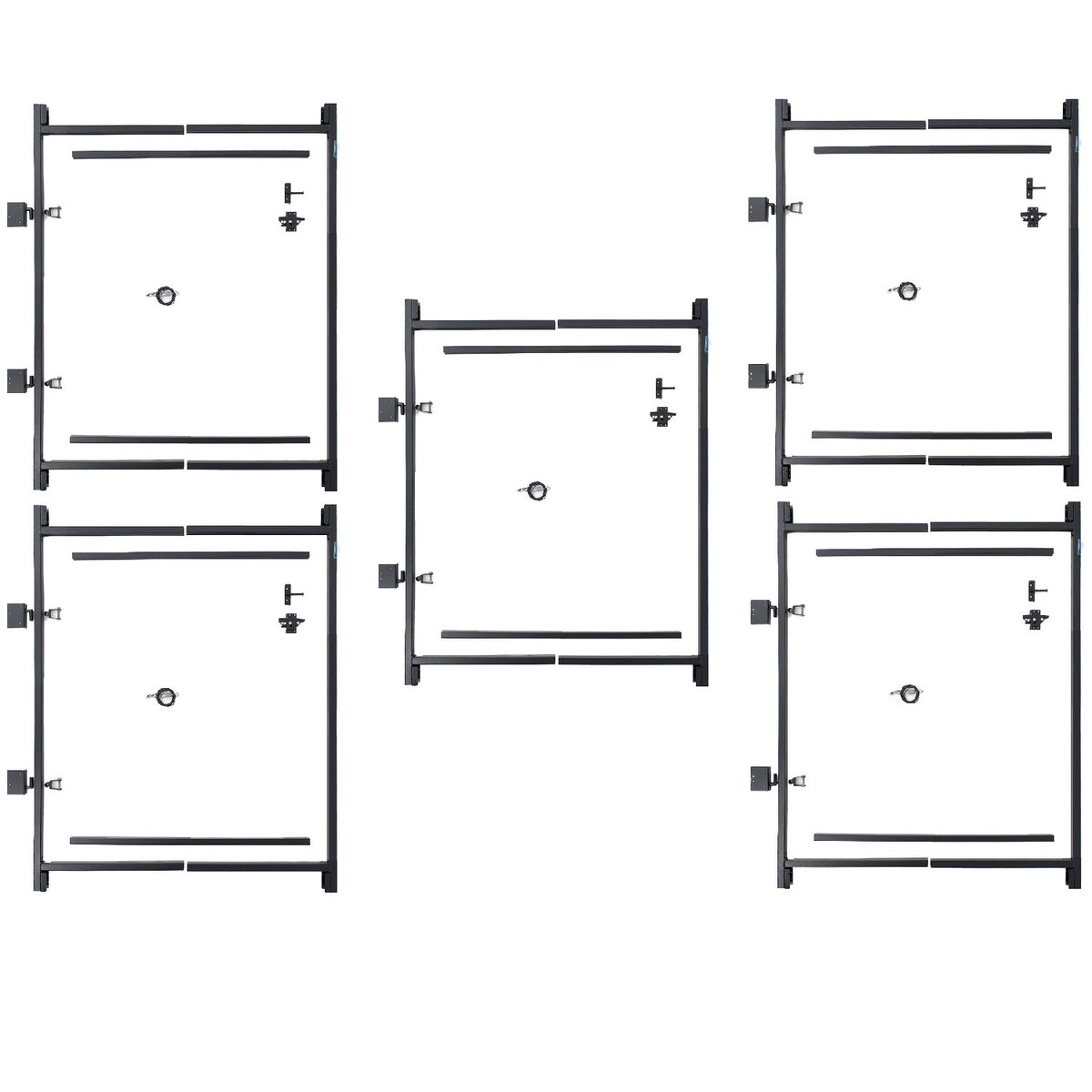Adjust-A-Gate Steel Frame Gate Kit, 36"-60" Wide Opening Up To 5' High (5 Pack)