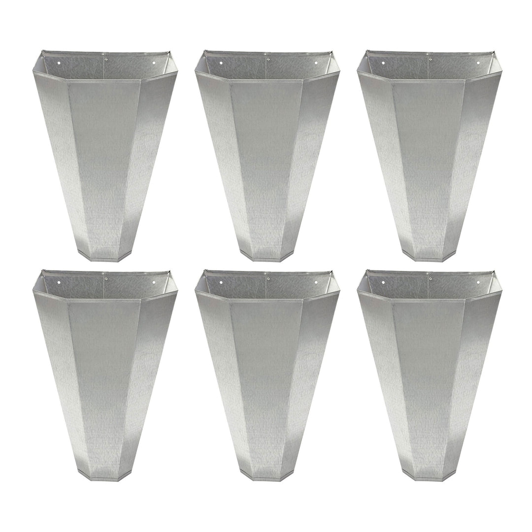 Little Giant RC2 Galvanized Steel Medium Poultry Restraining Cone, (6 Pack)