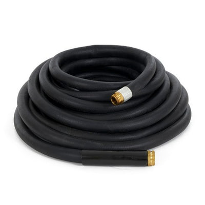 Apache 100 Ft Industrial Rubber Garden Water Hose with Brass Fittings (Open Box)