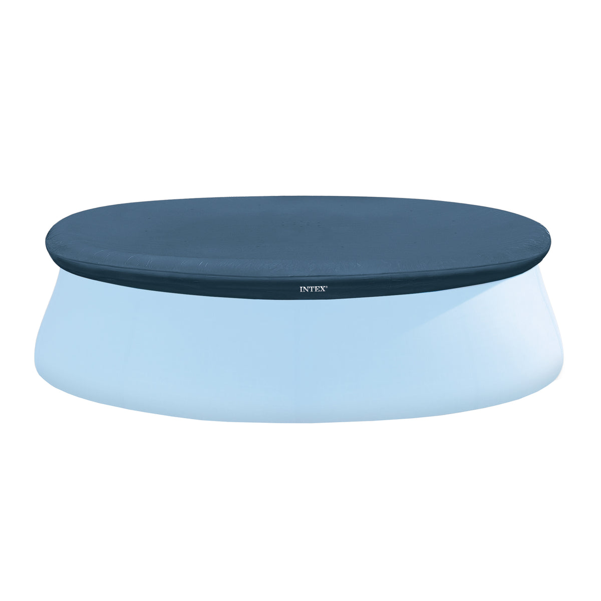 Intex 7.3 Ft Above Ground Swimming Pool Vinyl Round Cover Tarp, No Pool Included