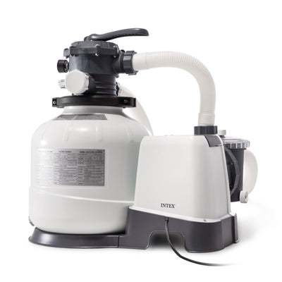 Intex 2800 GPH Above Ground Pool Sand Filter Pump with Automatic Timer (Used) - VMInnovations