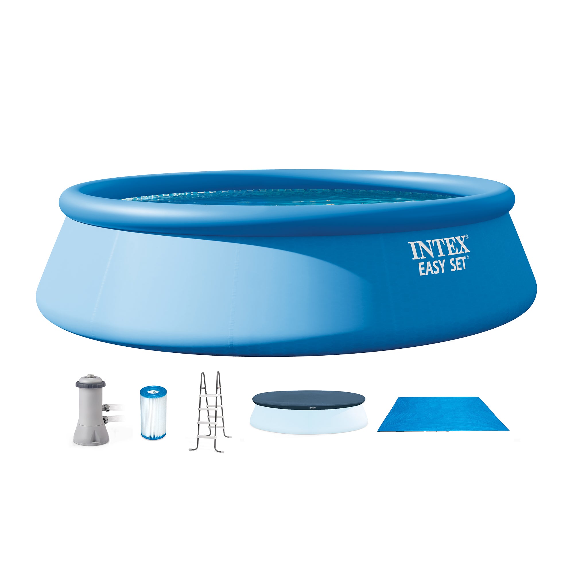 Intex 26165EH 15ft x 42in Easy Set Inflatable Above Ground Swimming Pool w/ Pump