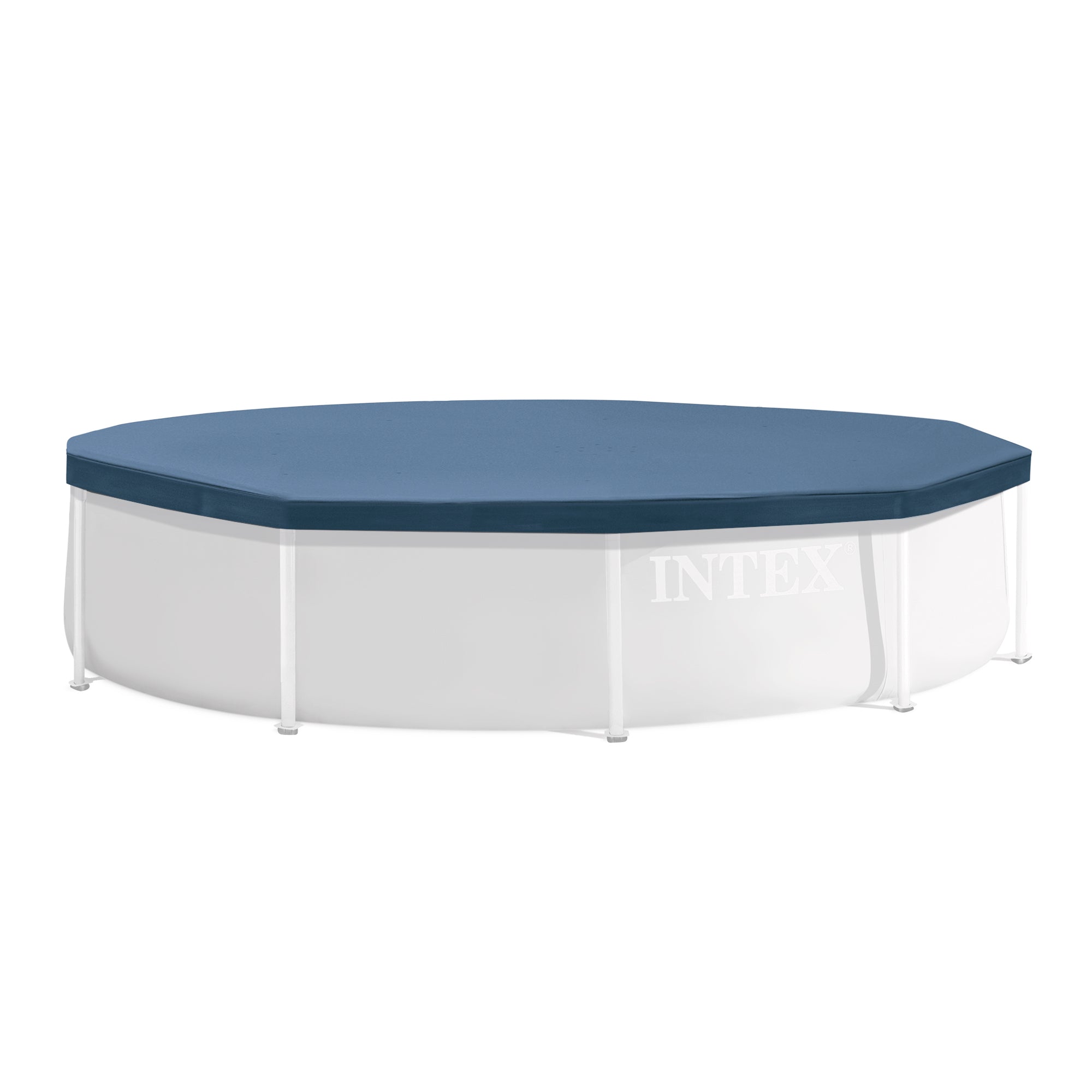 Intex 28032E 15 Foot Round Above Ground Swimming Pool Cover, (Pool Cover Only)