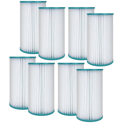 Hurricane 8 Pack HF4607-02 Advanced Pool and Spa Filter Cartridge Replacement