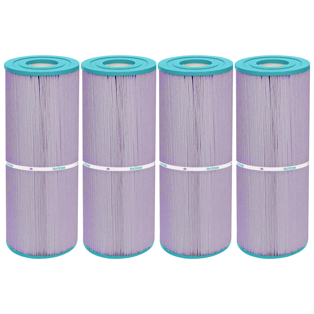 Hurricane 4 Pack HF4950-01P Platinum Purple Spa Filter Cartridge Replacement