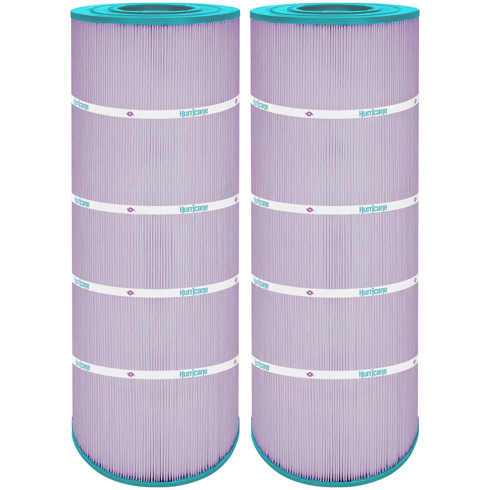 Hurricane 2 Pack HF8316-01P Platinum Purple Pool Filter Cartridge Replacement - VMInnovations