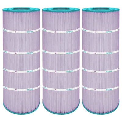 Hurricane 3 Pack HF8316-01P Platinum Purple Pool Filter Cartridge Replacement