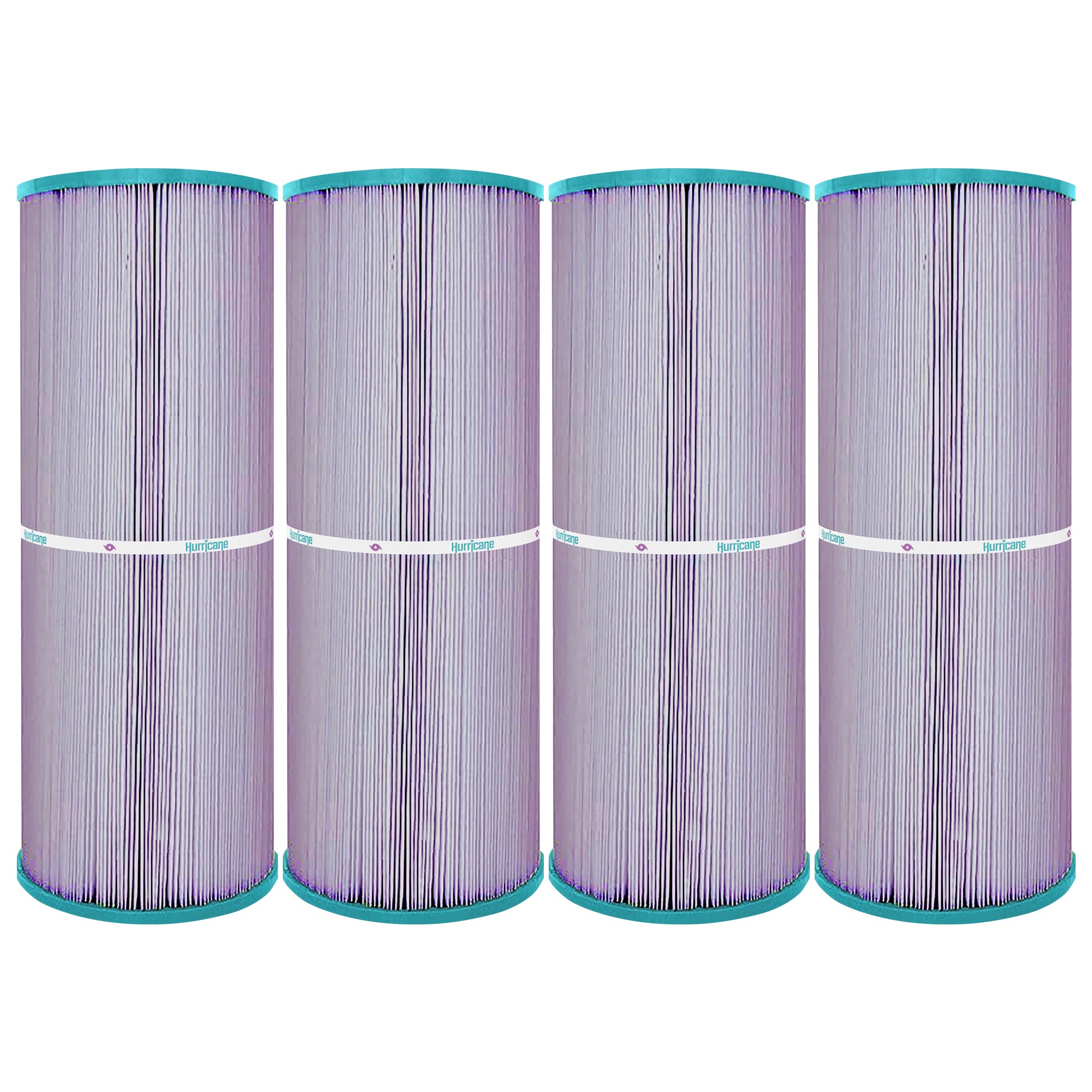 Hurricane 4 Pack HF5374-01P Platinum Purple Spa Filter Cartridge Replacement
