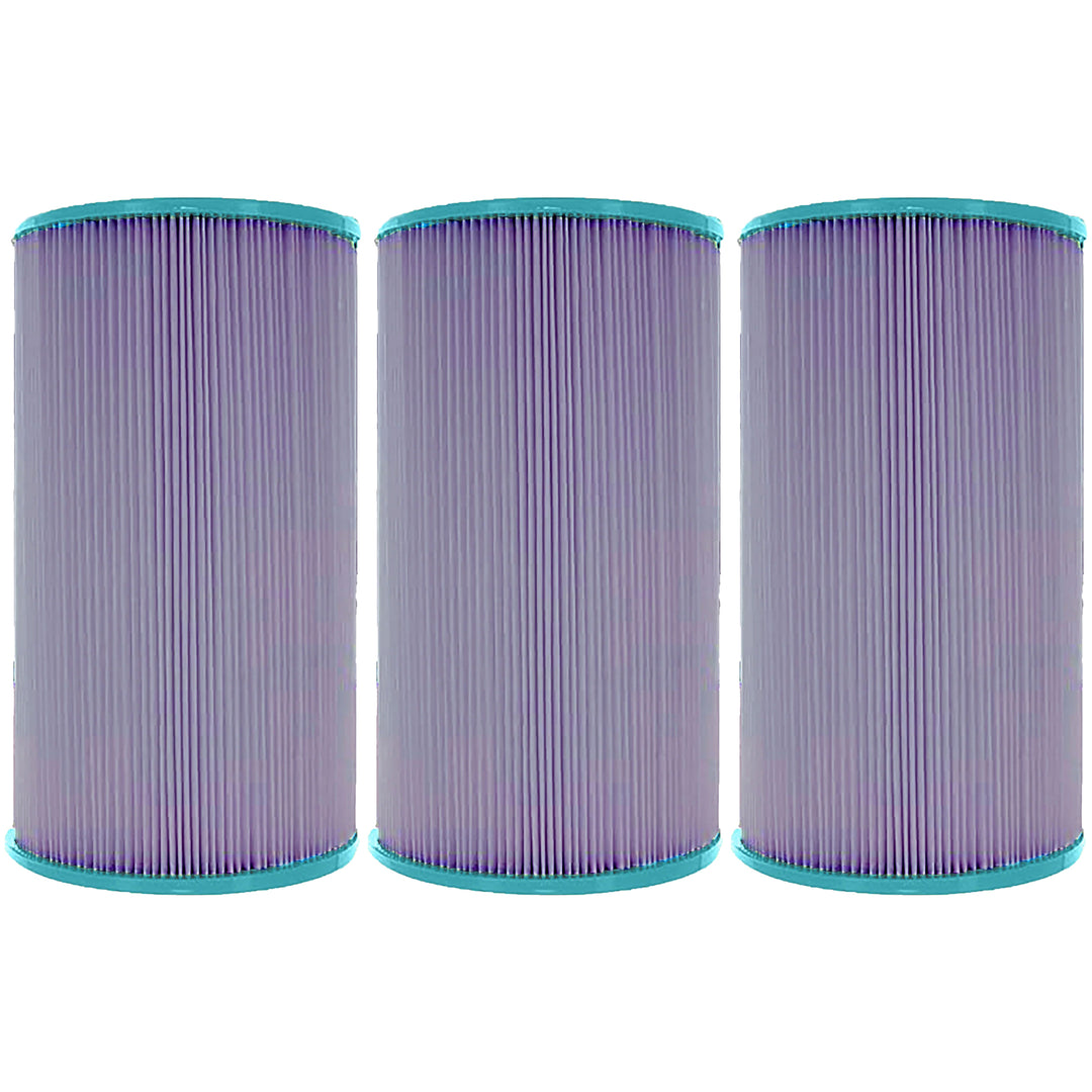 Hurricane 3 Pack HF6430-01P Platinum Purple Spa Filter Cartridge Replacement