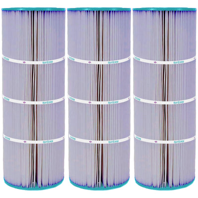 Hurricane 3 Pack HF7656-01P Platinum Purple Pool Filter Cartridge Replacement