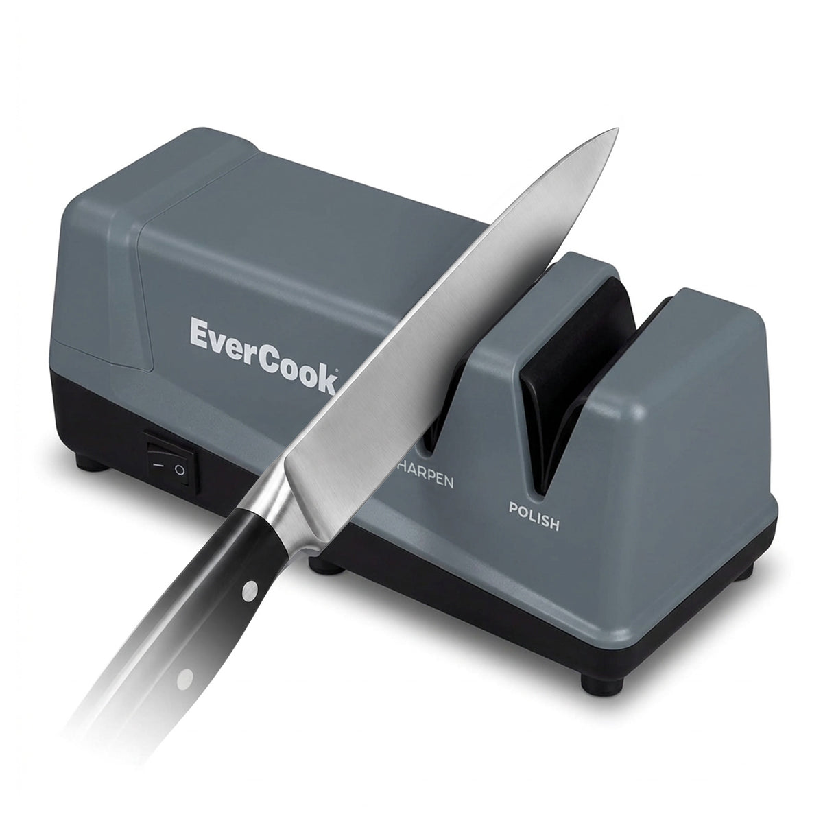EverCook Electric Knife Sharpener, 2-Stage Ceramic Wheels, Multi-Tool Sharpening - VMInnovations