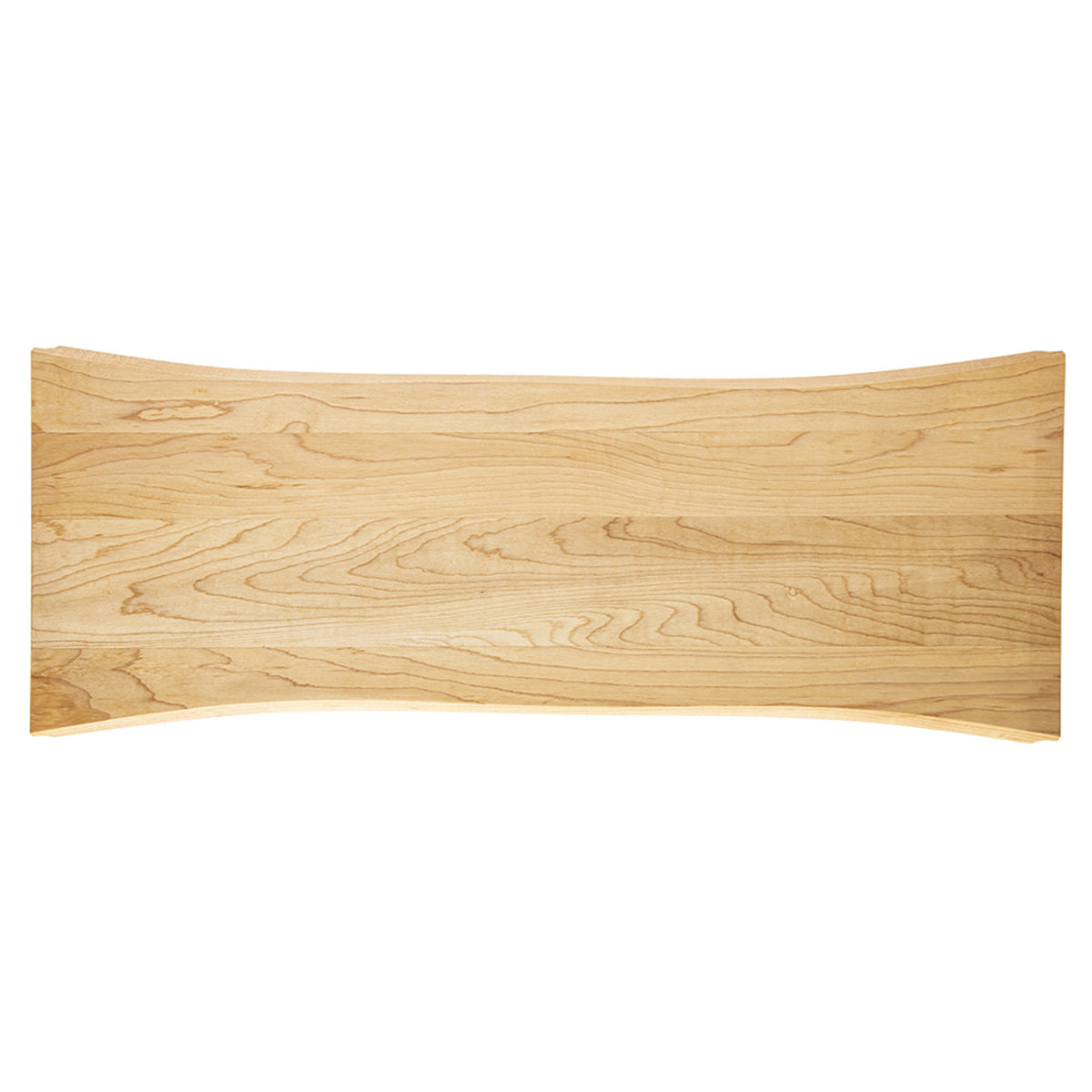WoodForChef Maple Live Edge Hardwood Charcuterie Board, 24 x 9 Inches