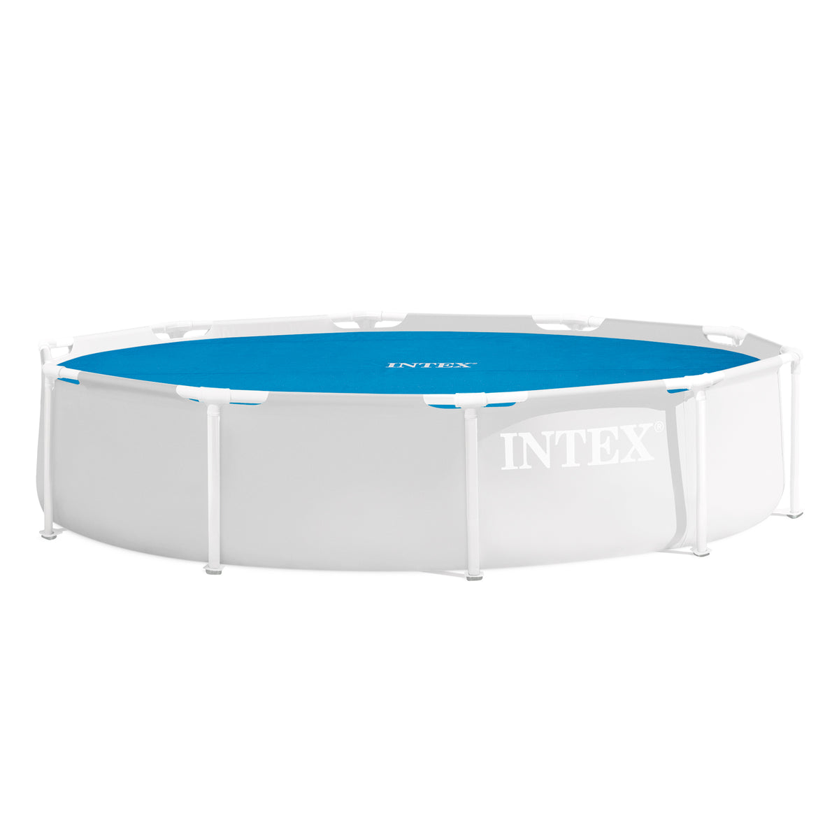Intext 9.5 Foot Solar Cover Accessory for Above Ground Pools, Blue (Open Box) - VMInnovations