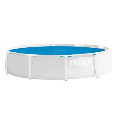 Intext 9.5 Foot Solar Cover Accessory for Above Ground Pools, Blue (Open Box) - VMInnovations