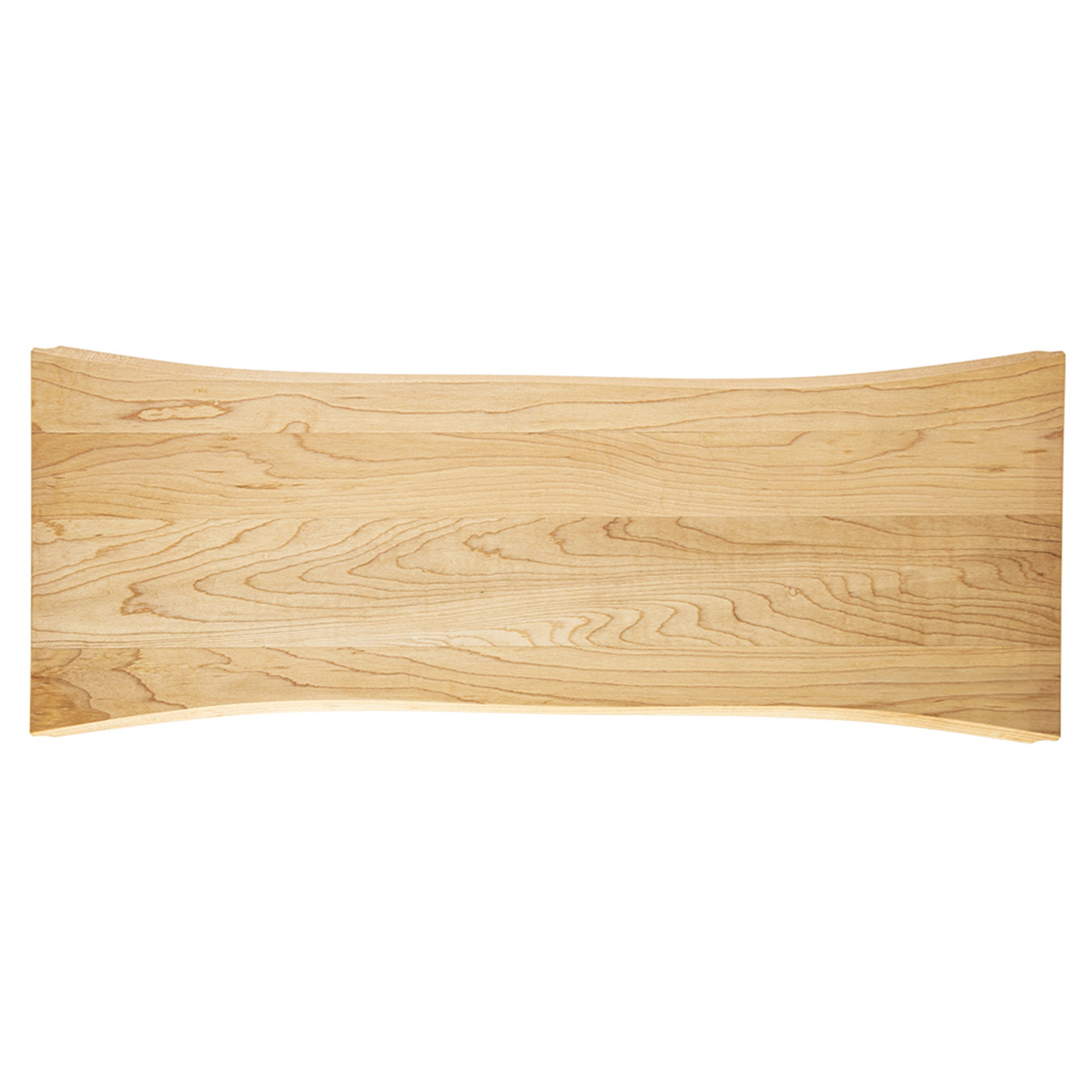 WoodForChef Maple Live Edge Hardwood Charcuterie Board, 24 x 9 Inches
