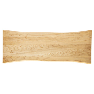 WoodForChef Maple Live Edge Hardwood Charcuterie Board, 24 x 9 Inches