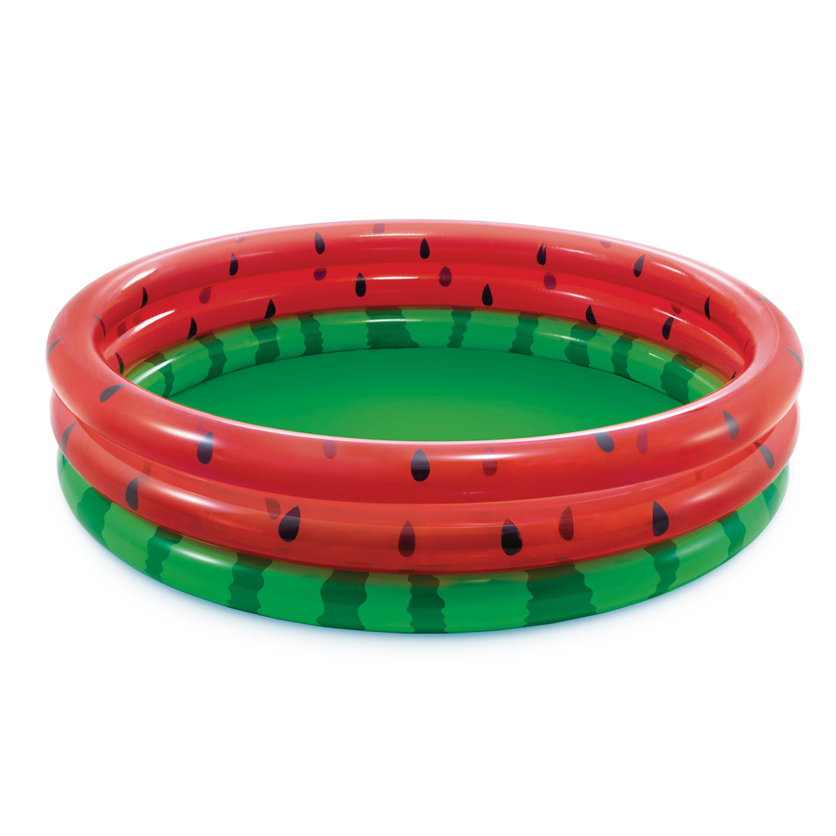 Intex 66-Inch Round Inflatable Outdoor Kids Swimming and Wading Watermelon Pool