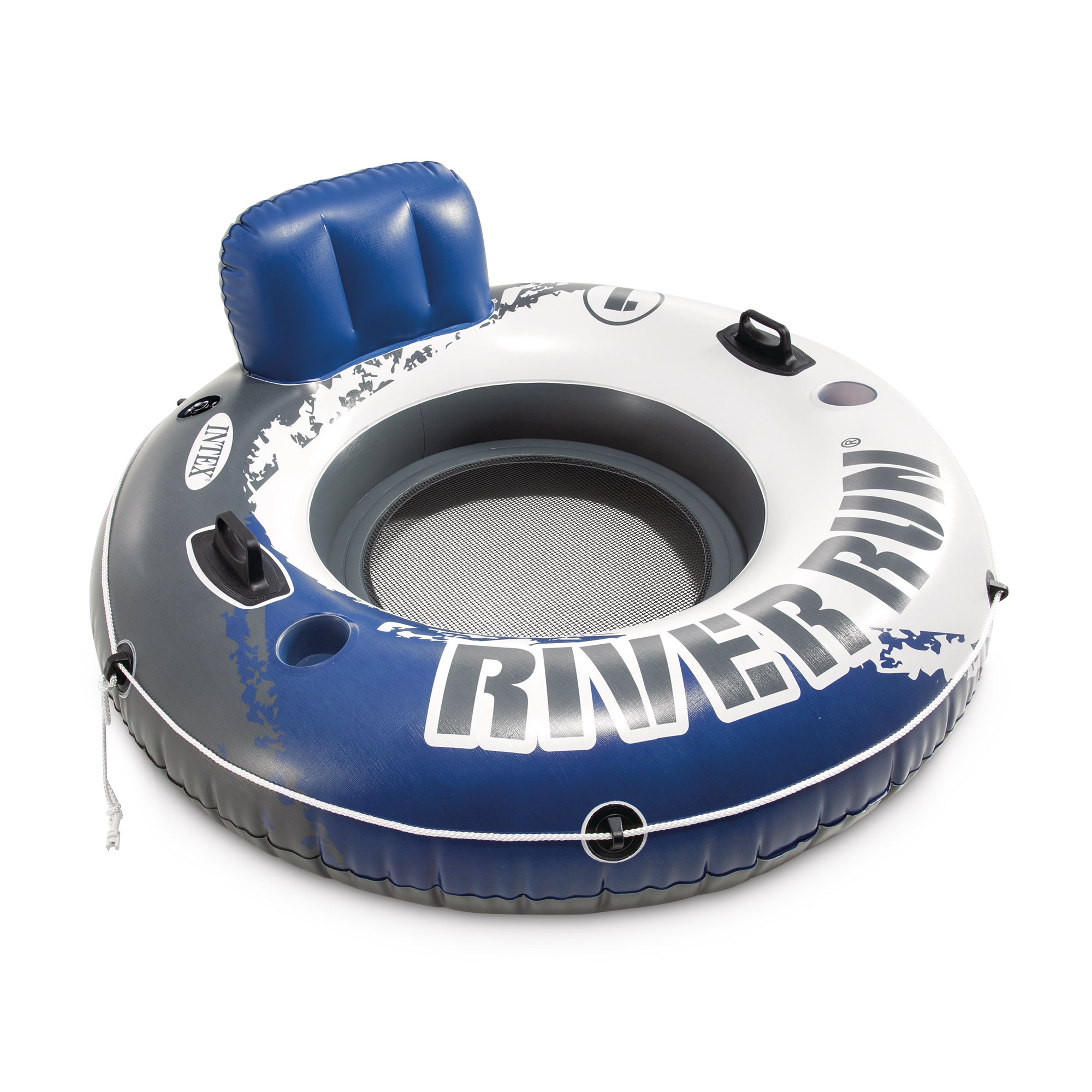 Intex River Run 1 Person Inflatable Floating Tube Lake/Pool/Ocean Raft (8 Pack)