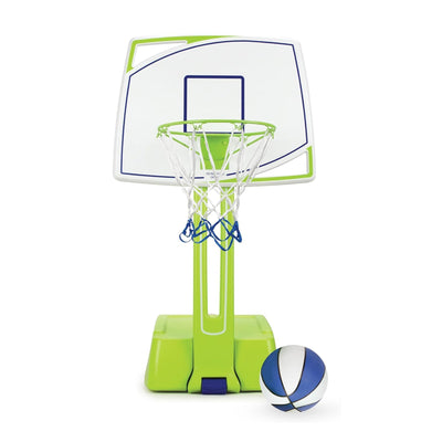 Equinox Pool Basketball Hoop Set with Ball, Adjustable Poolside Goal, (Open Box)