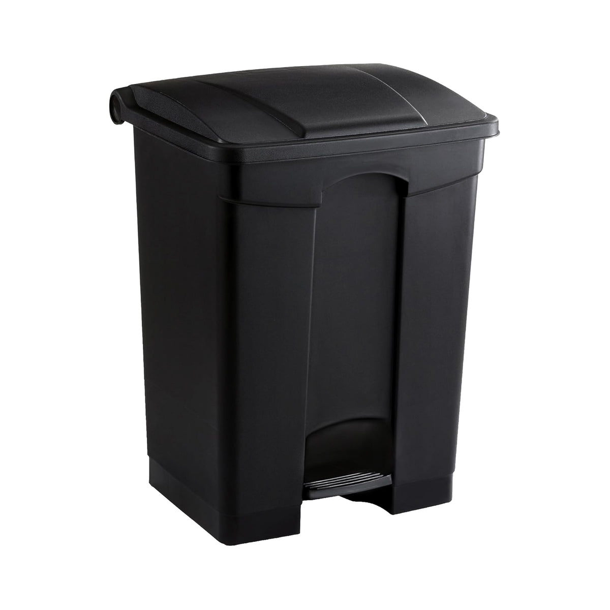 Safco Step On Trash Can w/Foot Pedal, Plastic Hands Free Waste Bin, (Open Box)