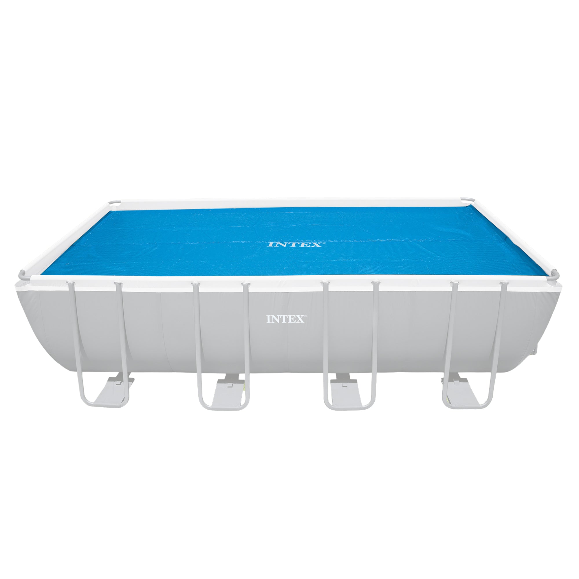 Intex 29026E 9 x 18 Foot Rectangular Solar Frame Set Pool Cover Only (Open Box) - VMInnovations