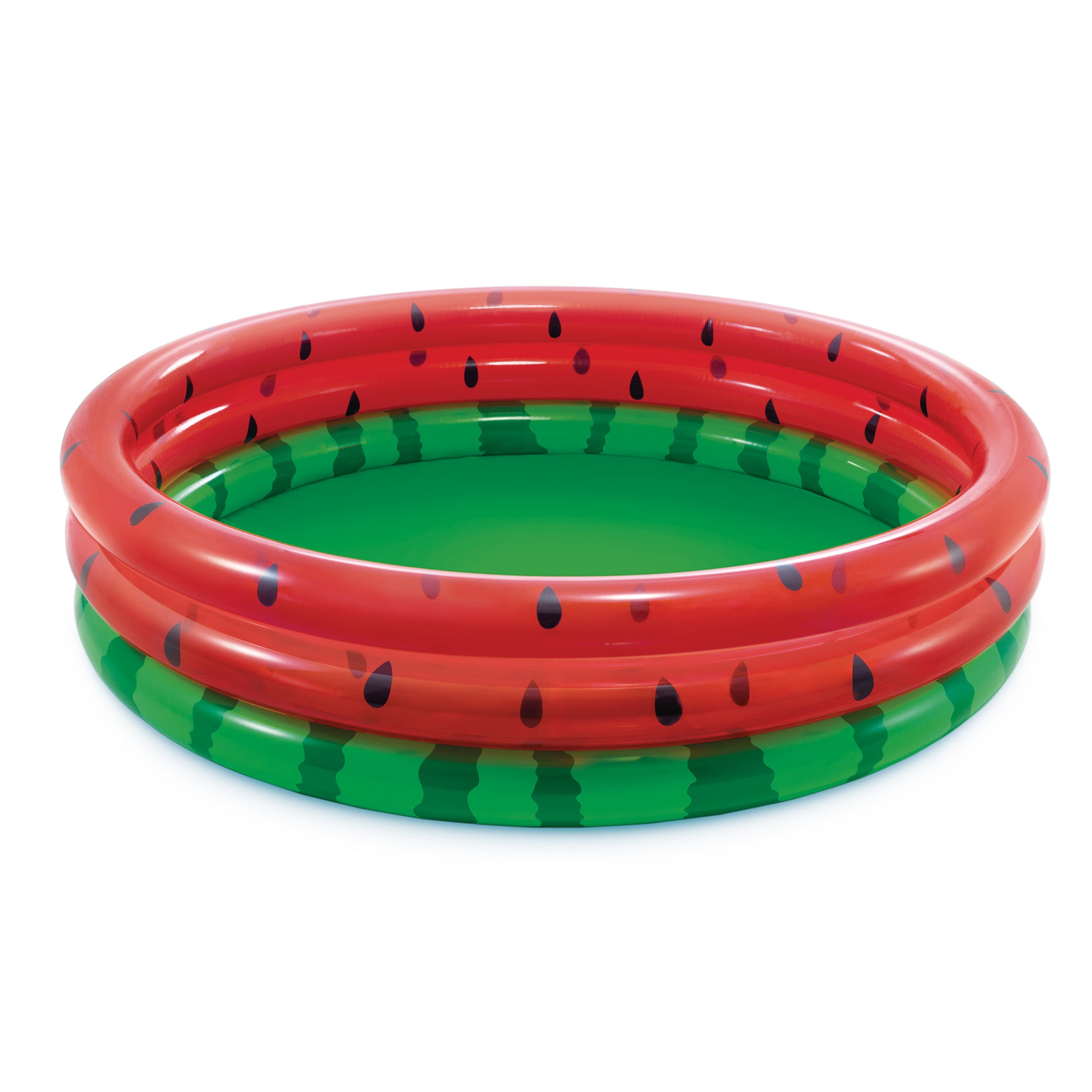 Intex 66-Inch Round Inflatable Outdoor Kids Swimming and Wading Watermelon Pool