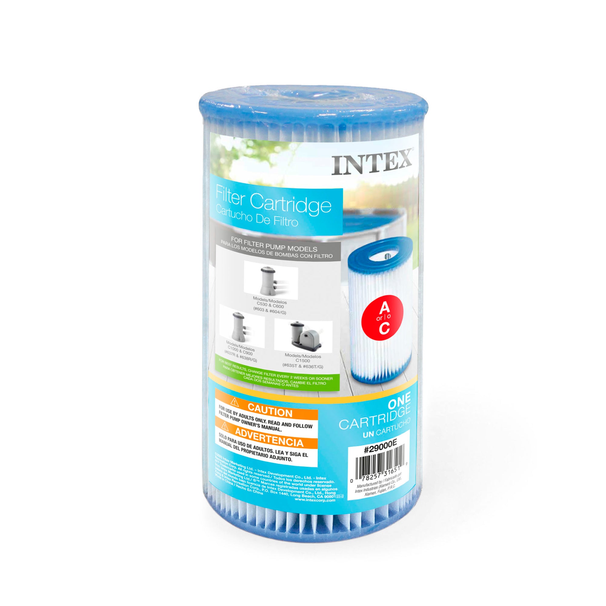 Intex 29000E Swimming Pool EasySet Type A & C Replacement Filter Pump Cartridge