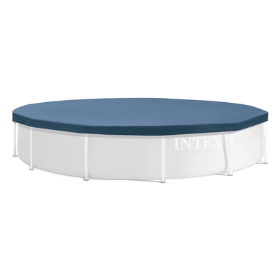 Intex 28031E 12 Foot Round Above Ground Swimming Pool Cover, (Pool Cover Only)