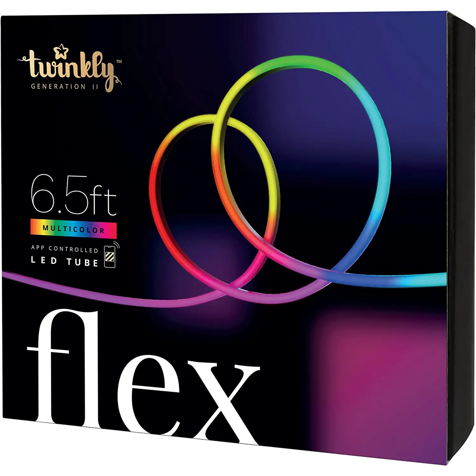 Twinkly Flex App-Controlled Light Tube RGB 16 Mil Colors 6.5' (Open Box) - VMInnovations