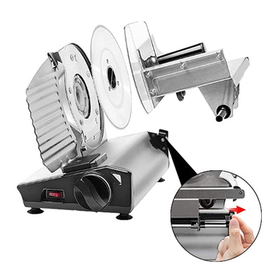 Valley Sportsman 1AFS205Q 180W 8.7" Electric Stainless Steel Meat Deli Slicer