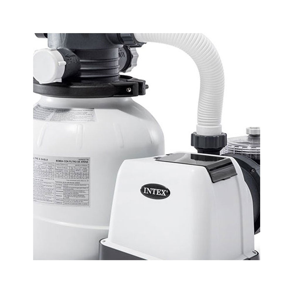 Sand Filter Pump with Timer Bundled w/ Deluxe Pool Kit (Color May Vary) (2 Pack)