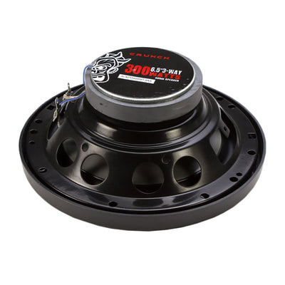 DS18 PRO TW1L 240 Watt Bullet Tweeter Pair with 2 Pair of 6.5 Inch Coax Speakers