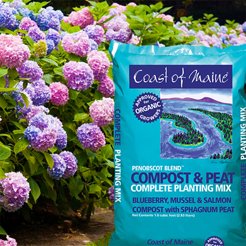 Coast of Maine Compost and Peat Organic Plant Mix, 1 Cubic Foot (4 Pack)
