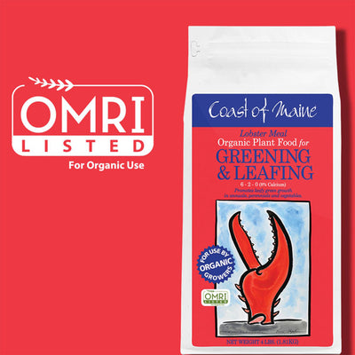 Coast of Maine Lobster Meal Organic Fertilizer Mix, 4 Pound Bag (2 Pack)