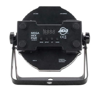 ADJ Mega Flat Hex Pak LED Lighting System w/ Bag & DMX Cables & ADJ Controller