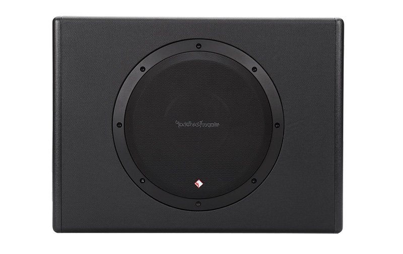 New Rockford Fosgate 10" 300 W Single Powered Subwoofer Sub Enclosure (4 Pack)