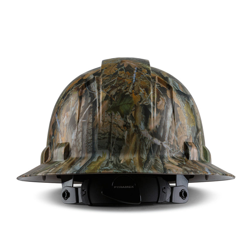 AcerPal Full Brim Customized Pyramex Gray Forest Camo Design Hard Hat (Used)