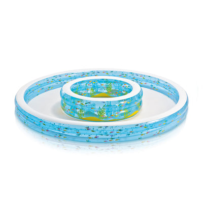 Intex Wishing Well Inflatable Swim Center Fun Baby Swimming Pool (Used)