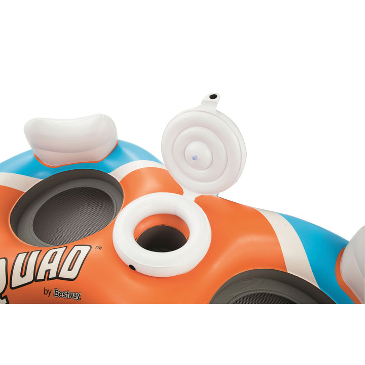 Bestway Rapid Rider Round 2 Person Tube Float and 4 Person Floating Island Raft - VMInnovations