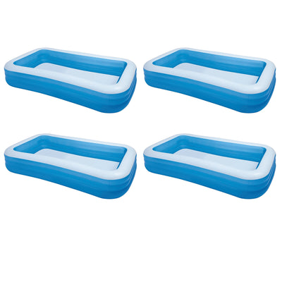 Intex Swim Center Family Backyard Inflatable Kiddie Swimming Pool (4 Pack)