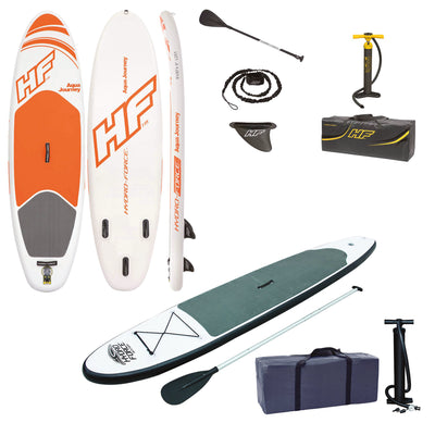 Bestway Inflatable 9ft Aqua Paddle Board & Bestway Inflatable 10ft Paddle Board