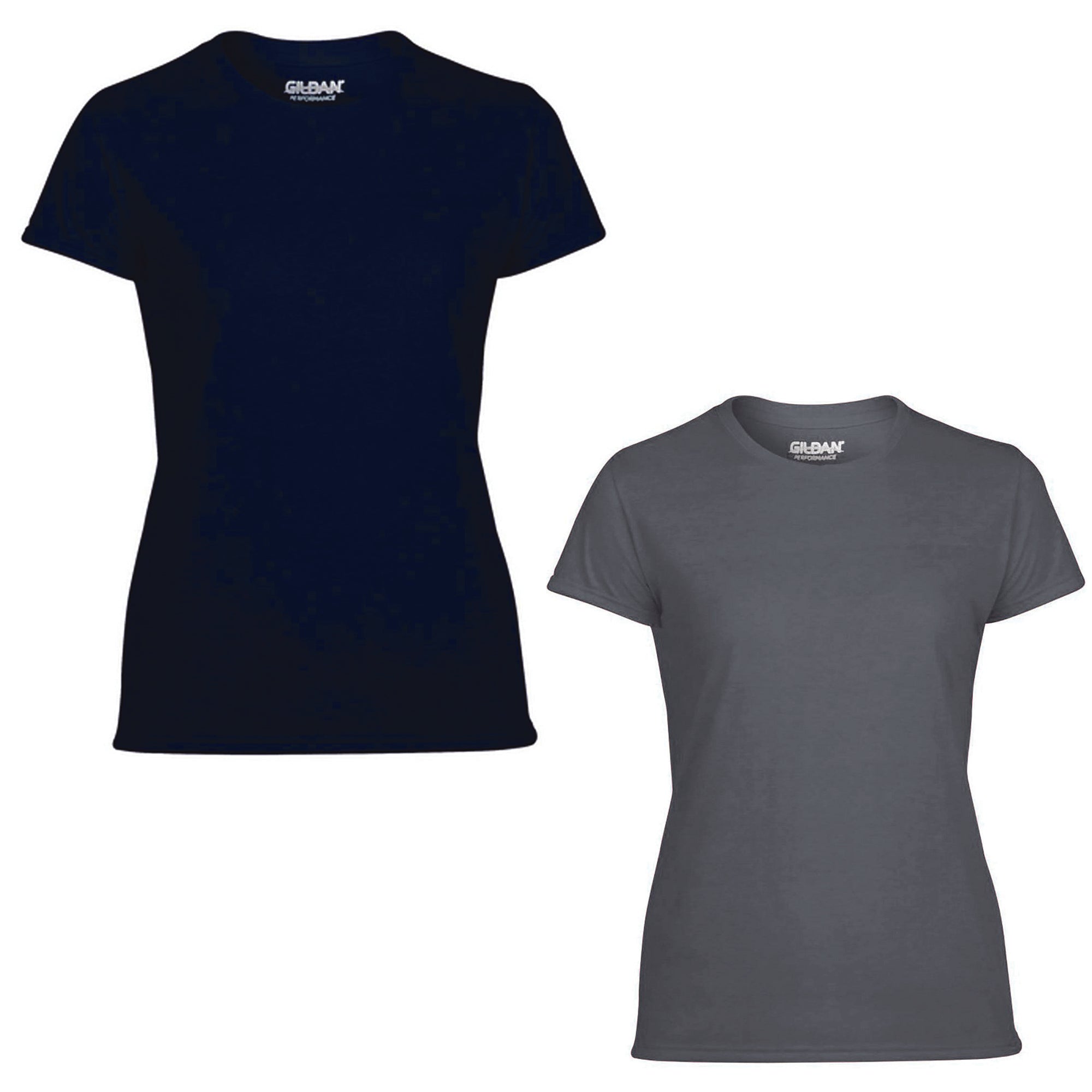 Women's L T-Shirt, Navy Bundled w/ Womens L Short Sleeve T-Shirt, Charcoal - VMInnovations