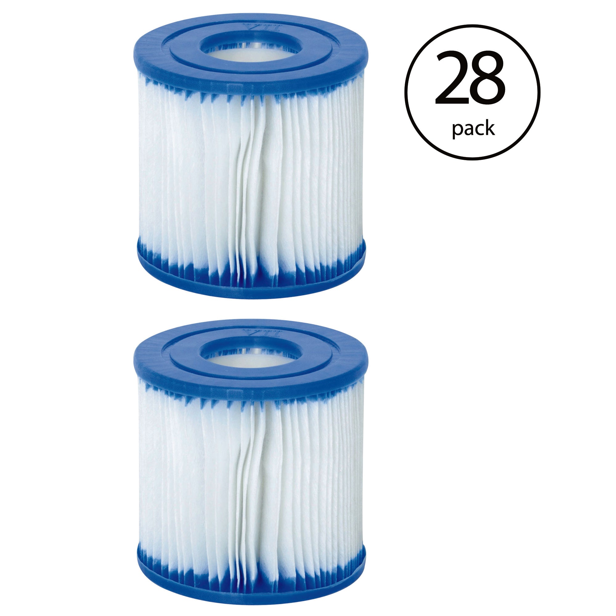 Bestway Swimming Pool Pump Replacement Cartridge Type VII & D, 14 Packs of 2 Ea.