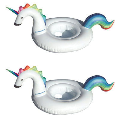 Inflatable Unicorn Baby Floating Lounger Raft Float for Swimming Pool (2 Pack) - VMInnovations