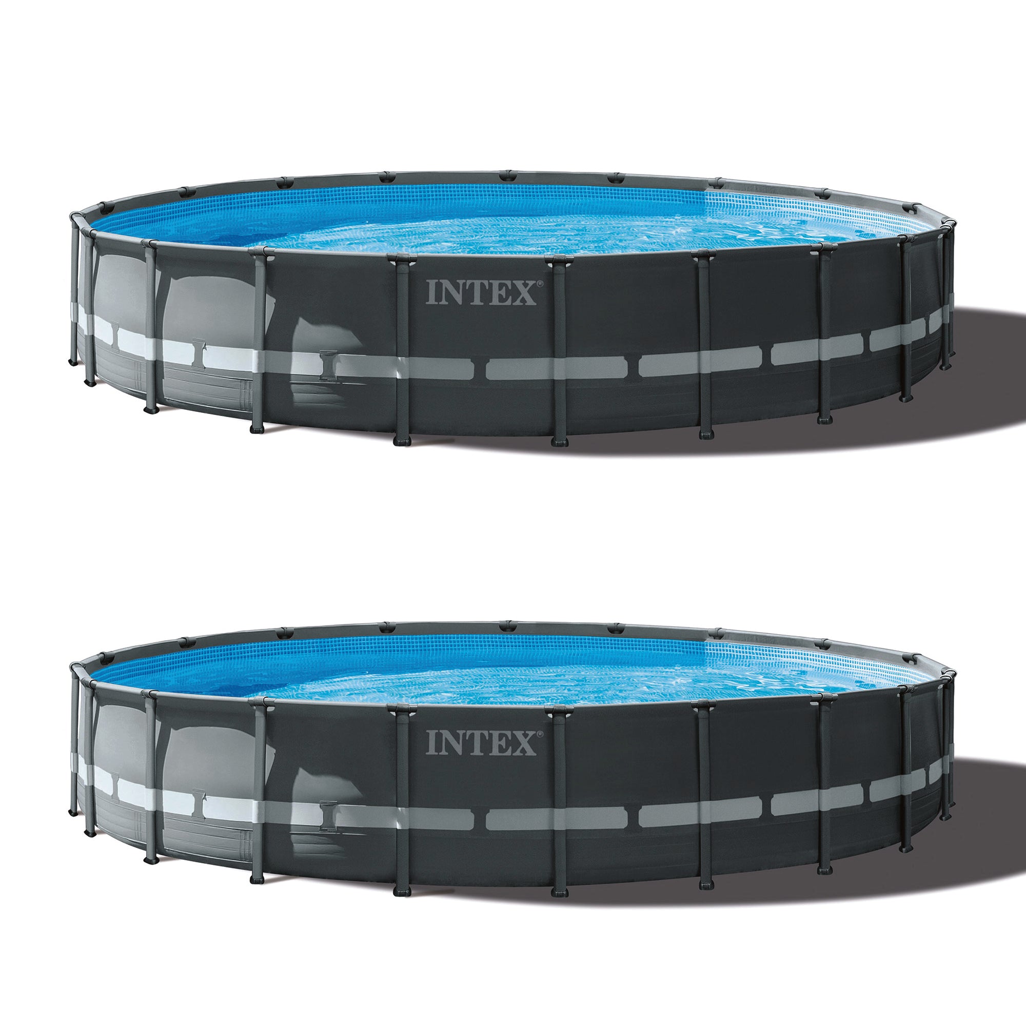 Intex 20ft x 48in Ultra XTR Round Swimming Pool Set & Sand Filter Pump (2 Pack)