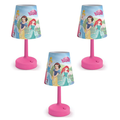 Philips Disney Princess Castle Cinderella Snow White Belle Aurora Table Lamp (3 Pack)