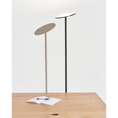 Brightech Sky LED Torchiere Standing Touch Sensor Floor Lamp, Black (Open Box)